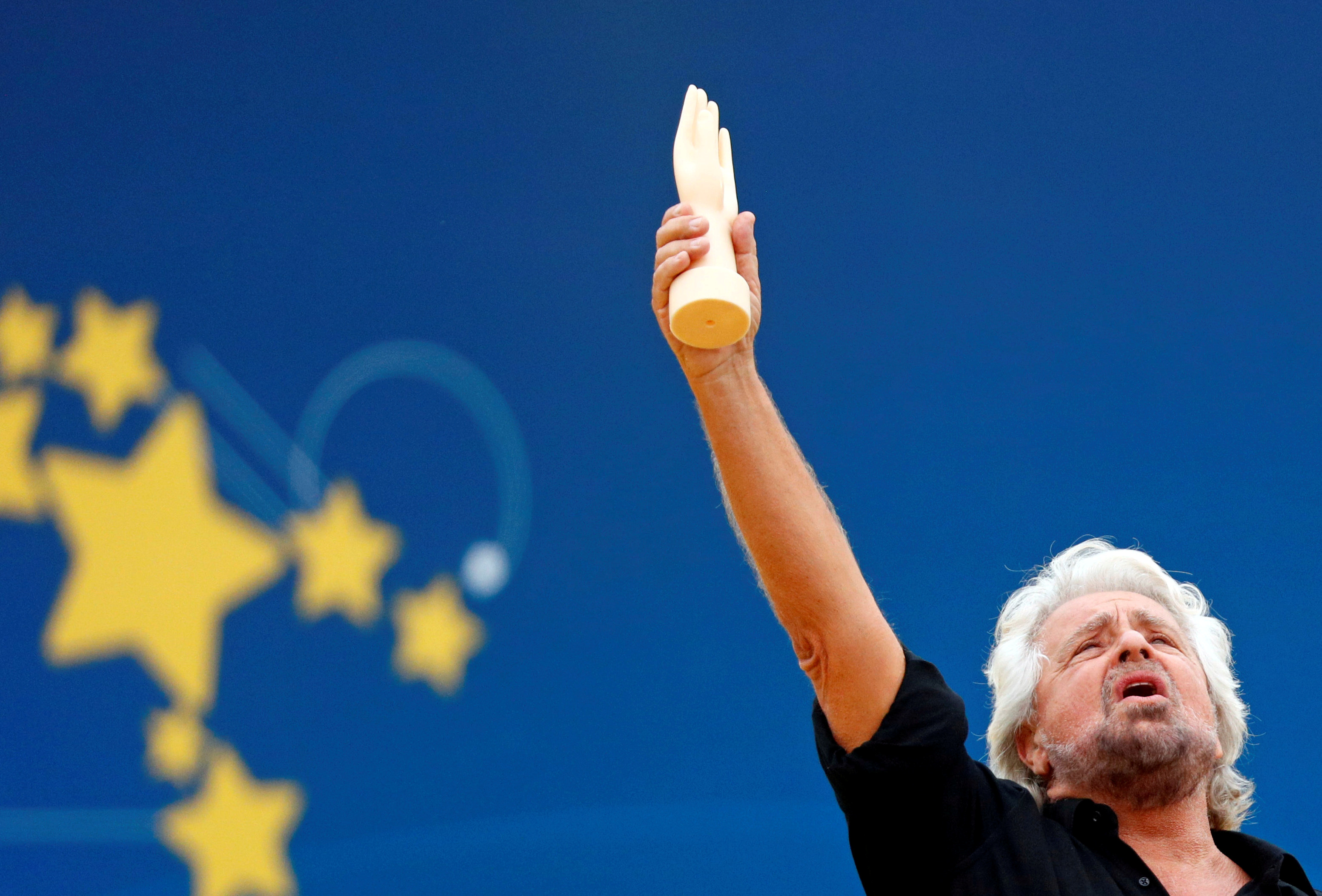 Italy's 5-Star Movement rally in Rome