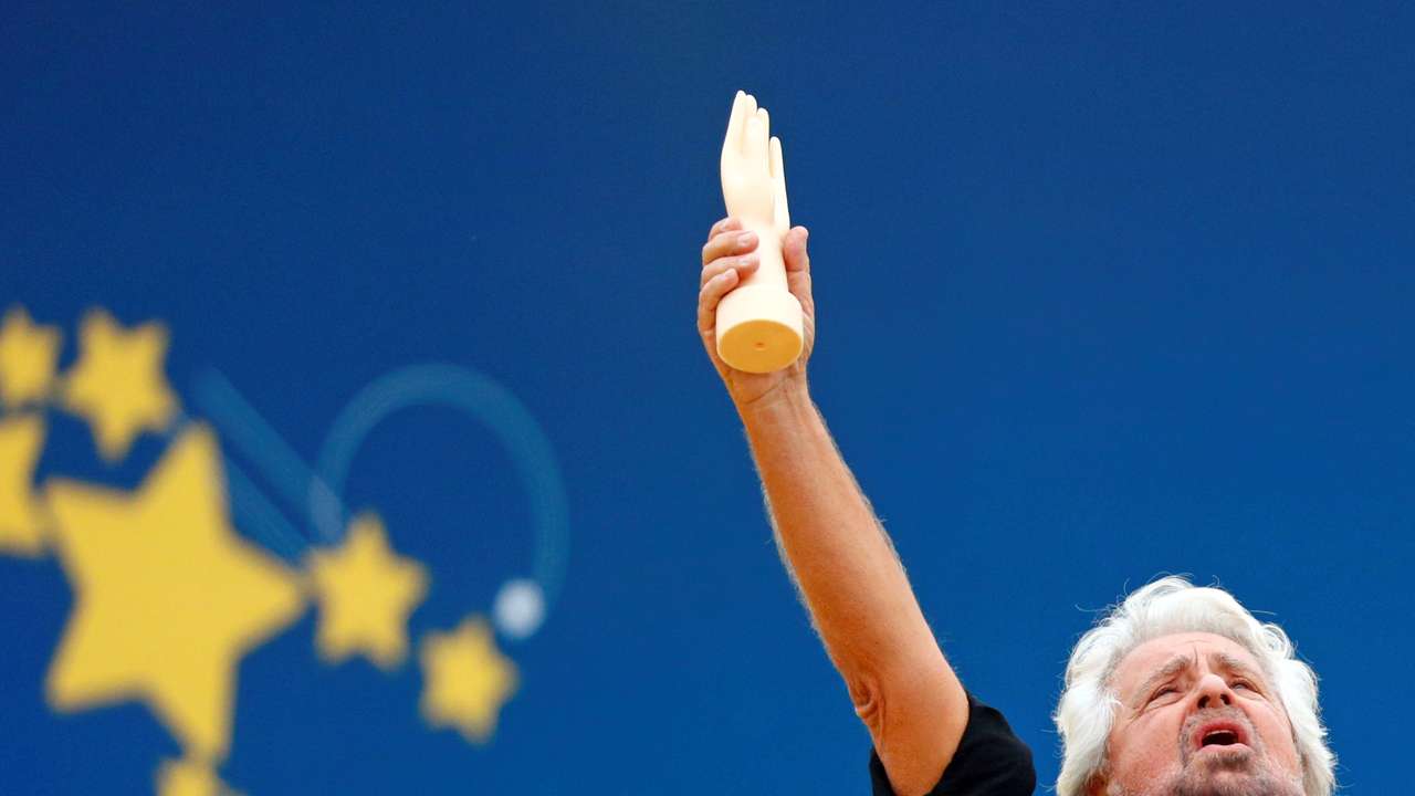 Italy's 5-Star Movement rally in Rome