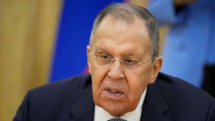 Russian Foreign Minister Sergei Lavrov meets with CSTO Secretary General Taalatbek Masadykov in Moscow