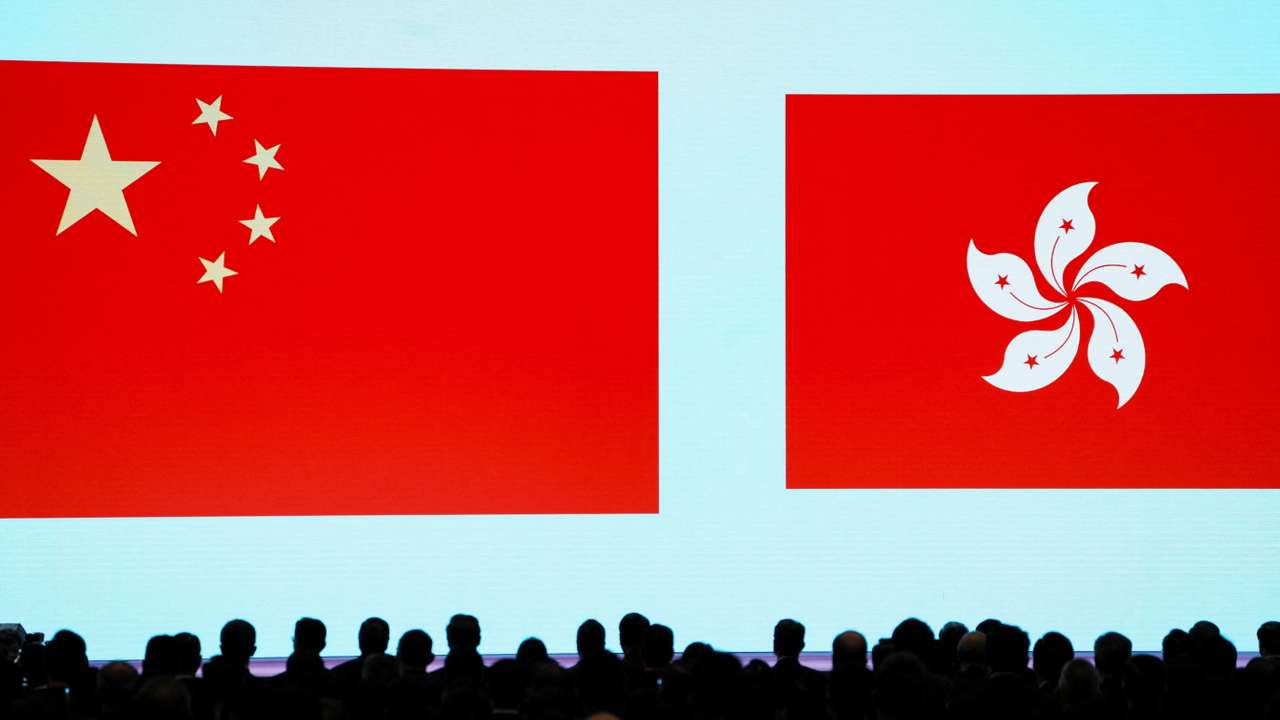 The National Security Education Day opening ceremony in Hong Kong