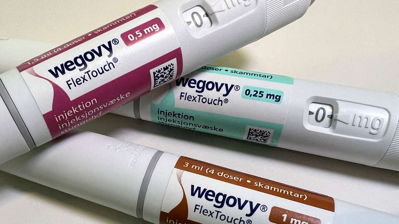 FILE PHOTO: Injection pens of Novo Nordisk's weight-loss drug Wegovy are shown in this photo illustration in Oslo
