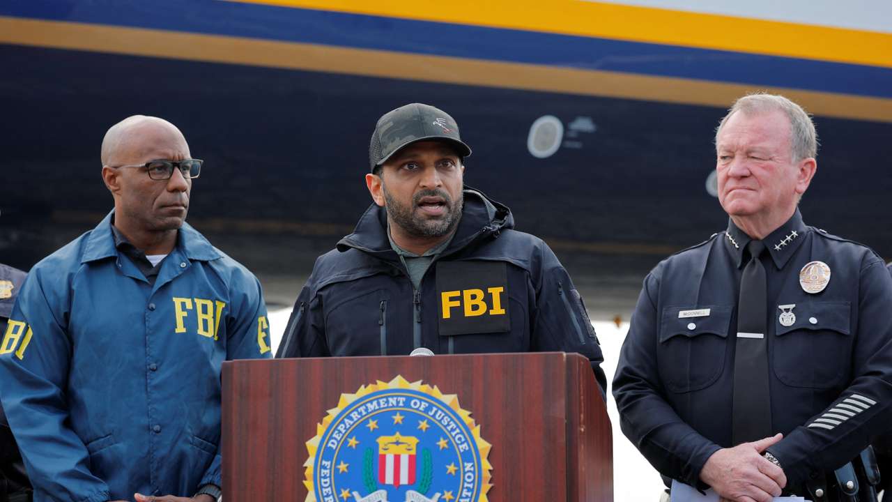 FBI Director Patel announces the apprehension of former Canadian Olympic snowboarder Ryan Wedding