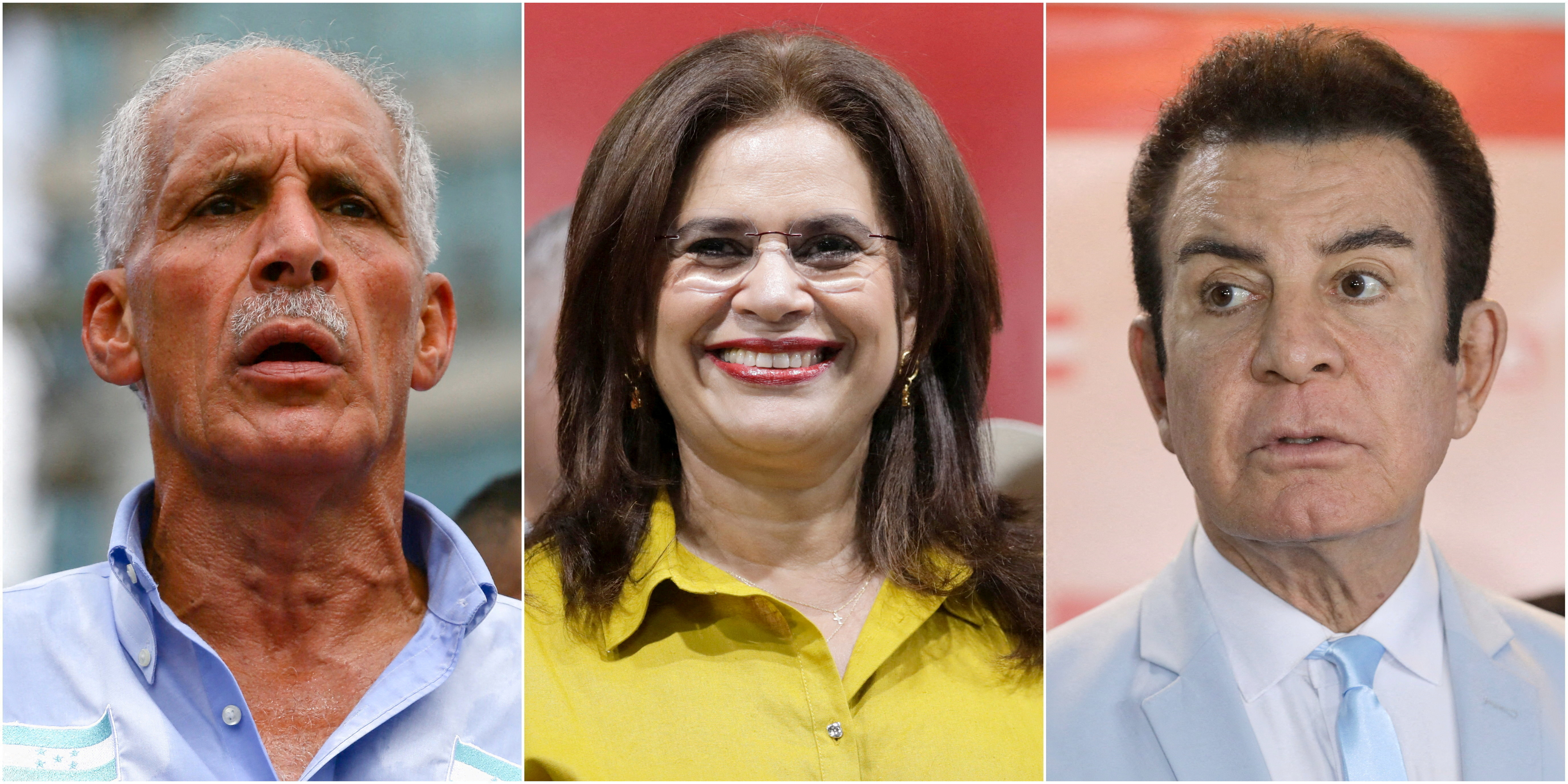 FILE PHOTO: Honduran presidential candidates ahead of the November 30 general election