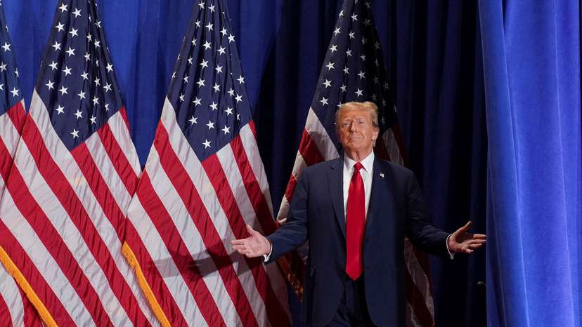Republican presidential candidate and former U.S. President Donald Trump holds rally in Richmond