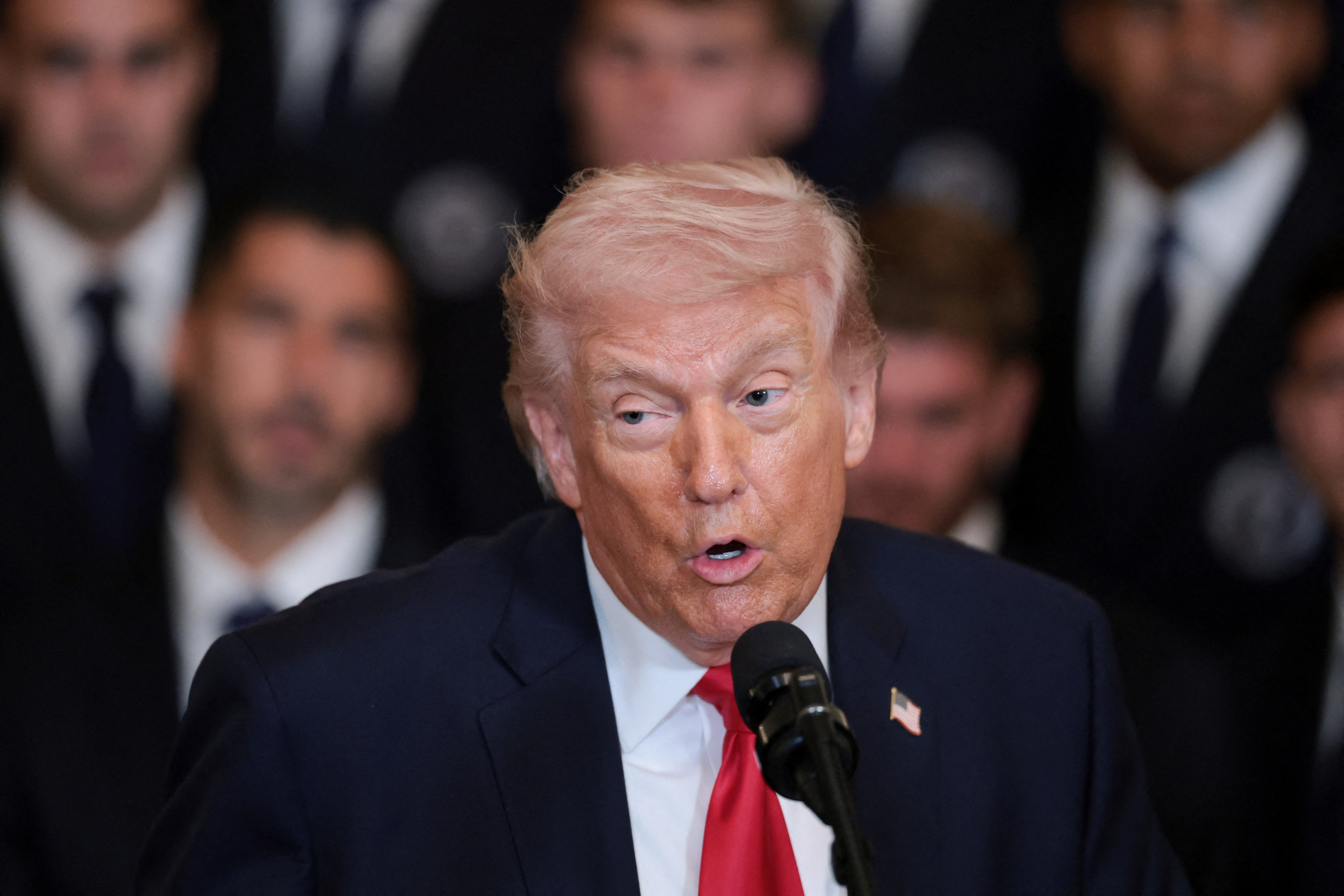 U.S. President Donald Trump honors reigning MLS champion Inter Miami CF players and team officials in Washington