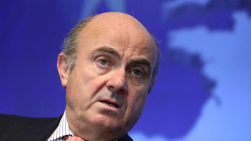 Luis de Guindos, ECB vice-president, speaks during a Reuters Breakingviews event in New York
