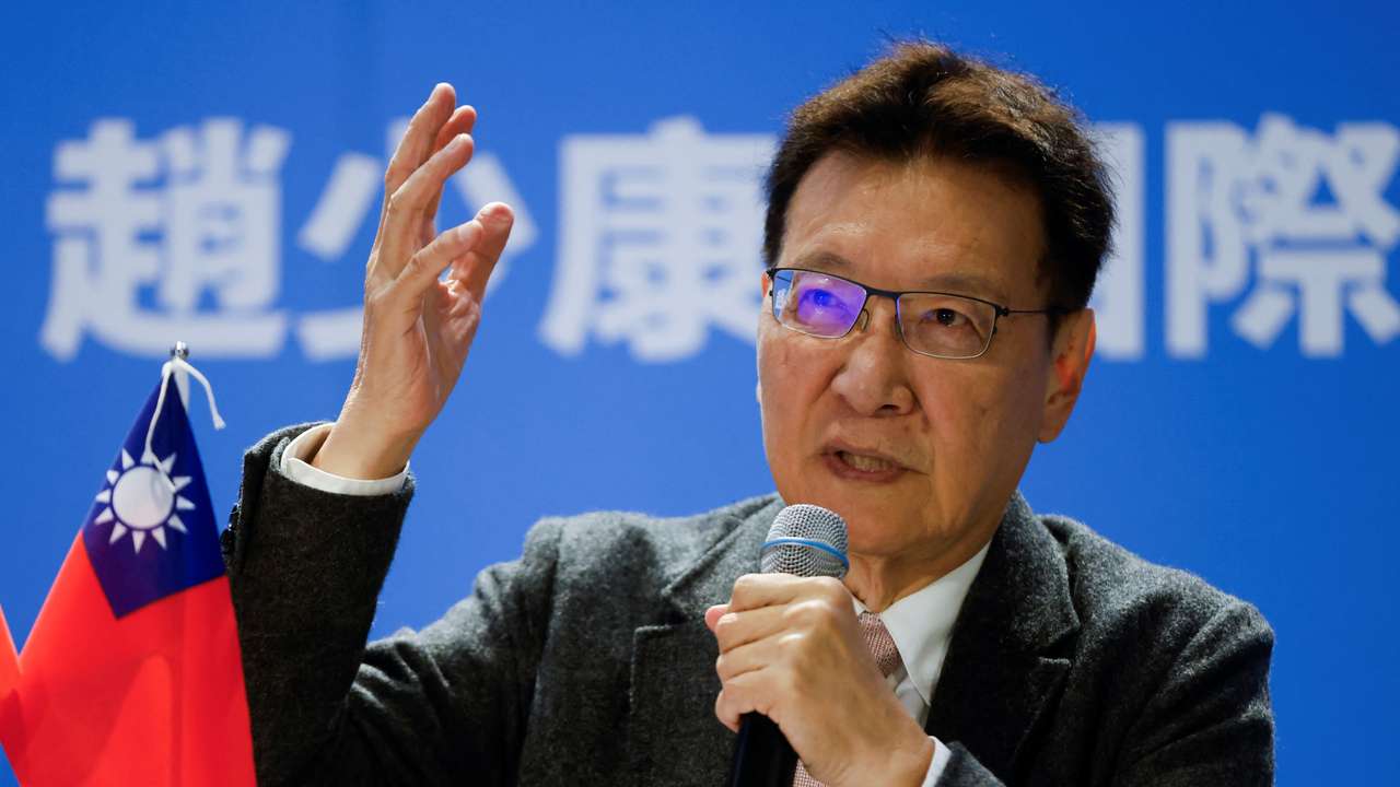 Presidential candidates of Taiwan's KMT hold pre-election press conference, in New Taipei City