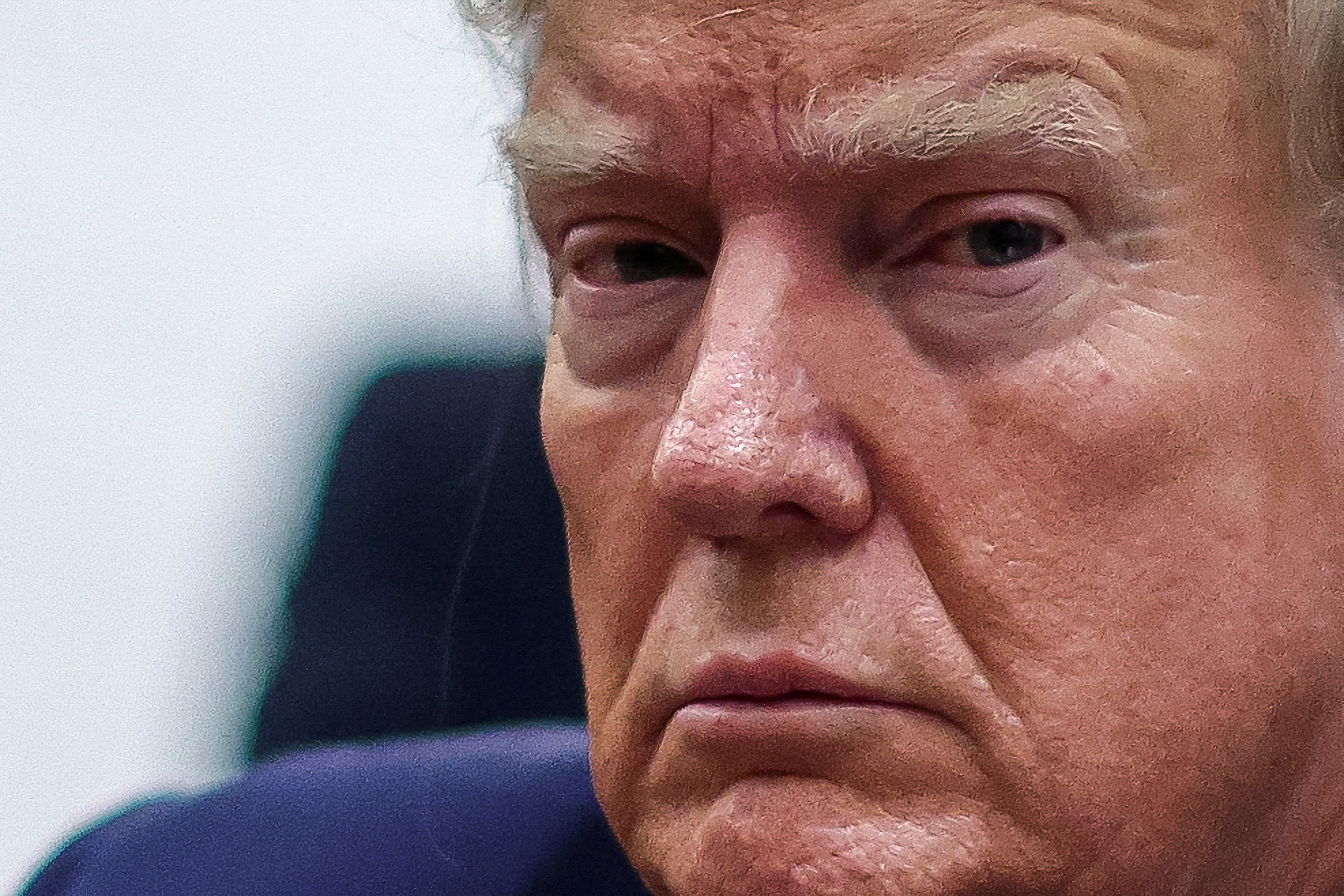 FILE PHOTO: Former U.S. President Donald Trump attends the Trump Organization civil fraud trial, in New York