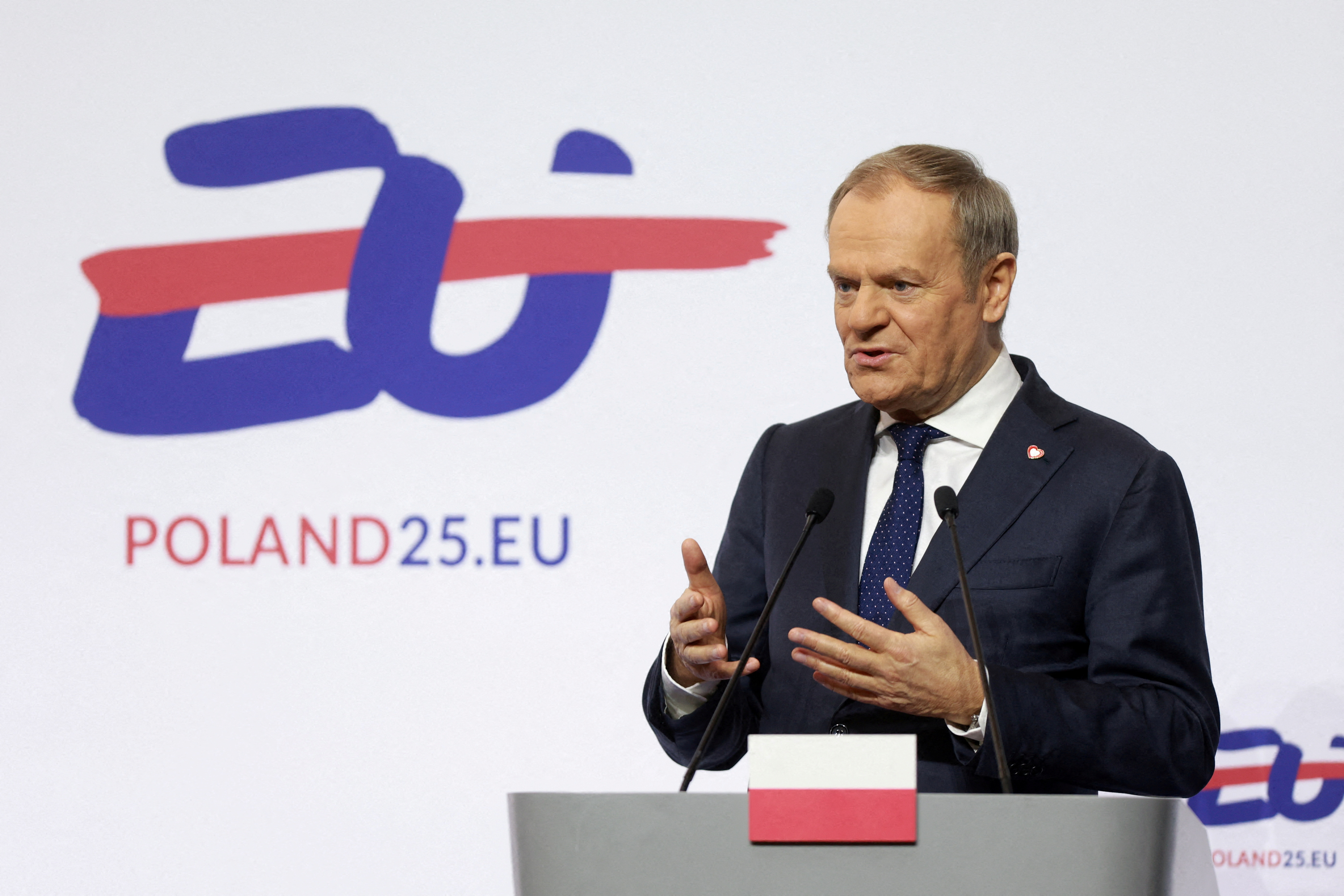FILE PHOTO: Polish Prime Minister Donald Tusk