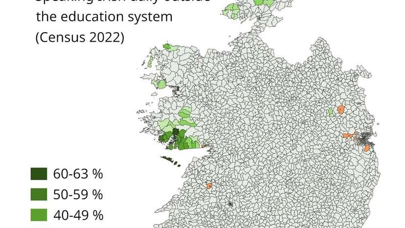 Irish (Gaeilge) is Ireland’s first official language, yet daily use outside schools remains limi