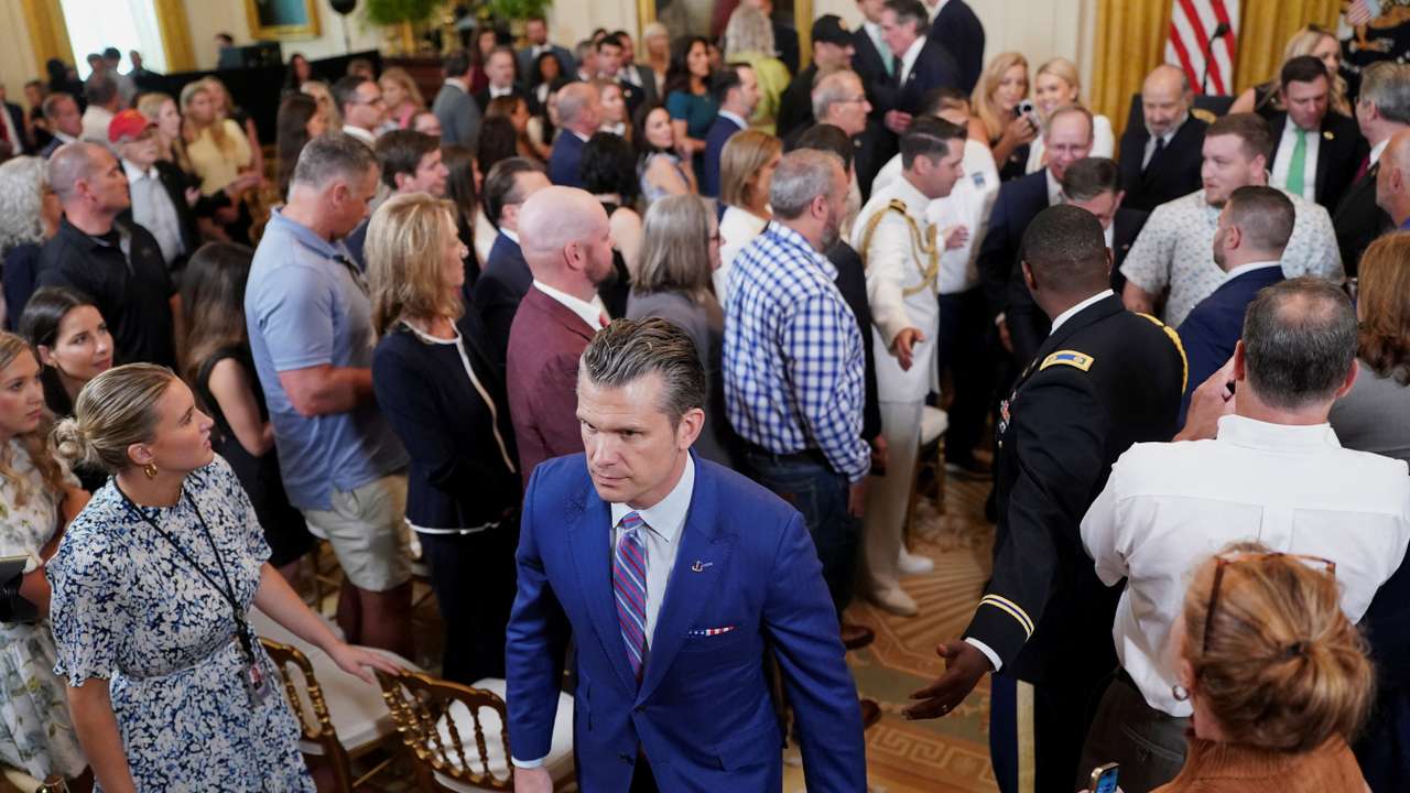U.S. President Donald Trump holds a "One Big Beautiful" event at the White House