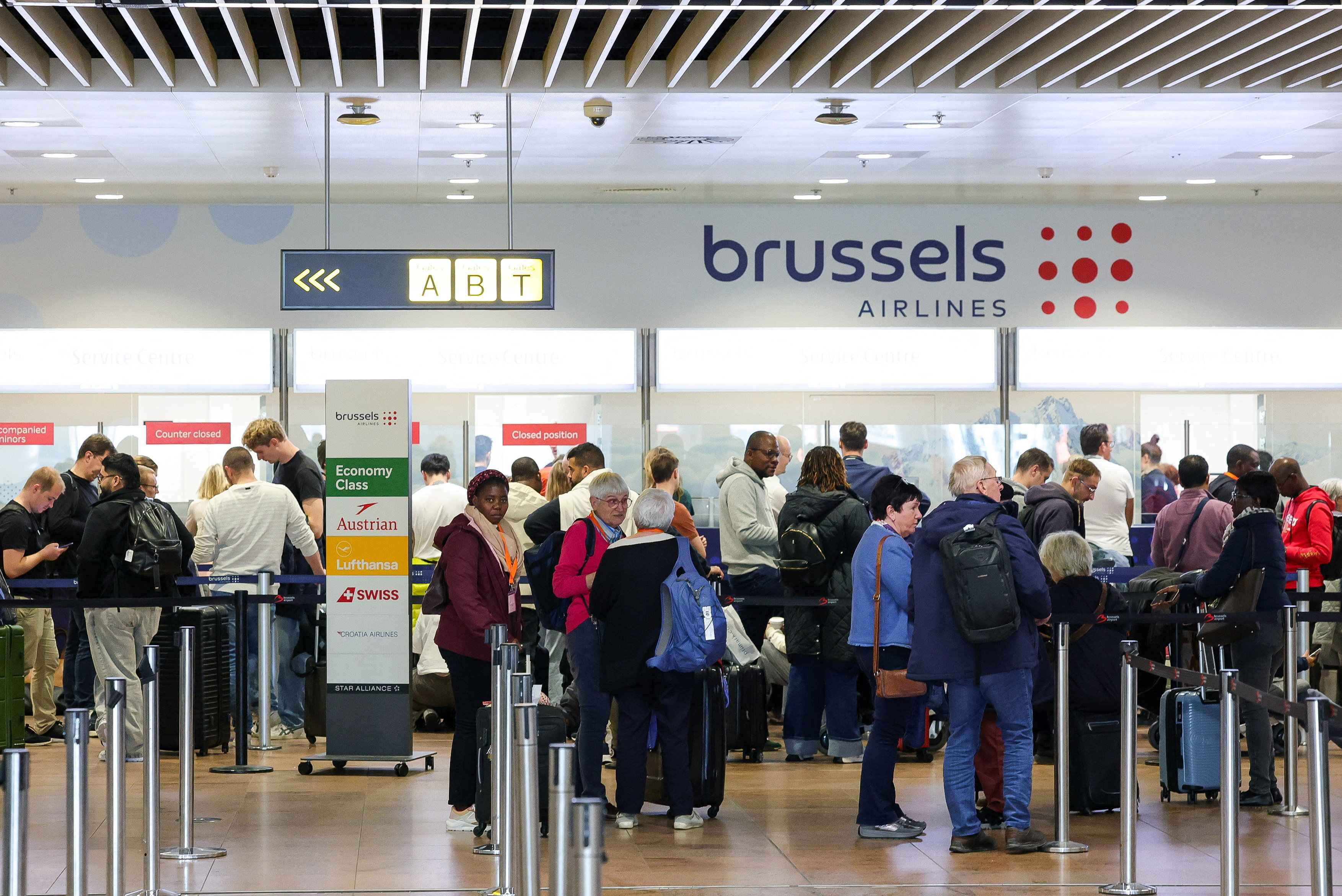 Brussels Airport after reported drone sighting
