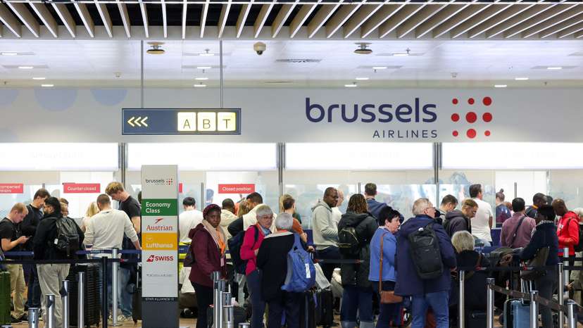 Brussels Airport after reported drone sighting