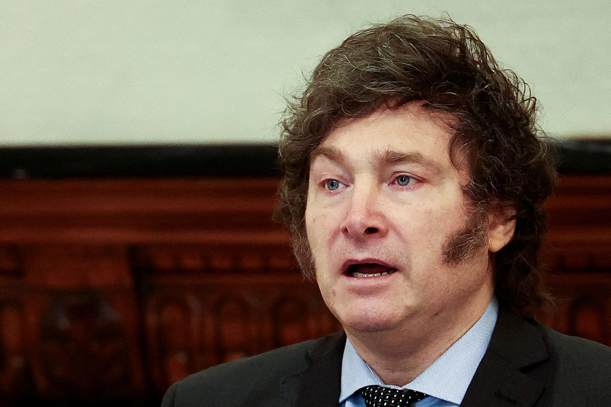 FILE PHOTO: Argentina's President Milei receives US Secretary Blinken in Buenos Aires