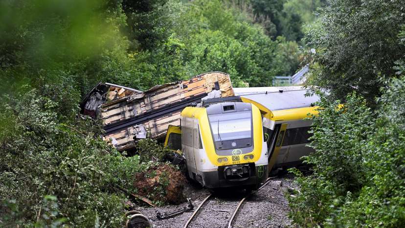 Passenger train derailed in southwestern Germany