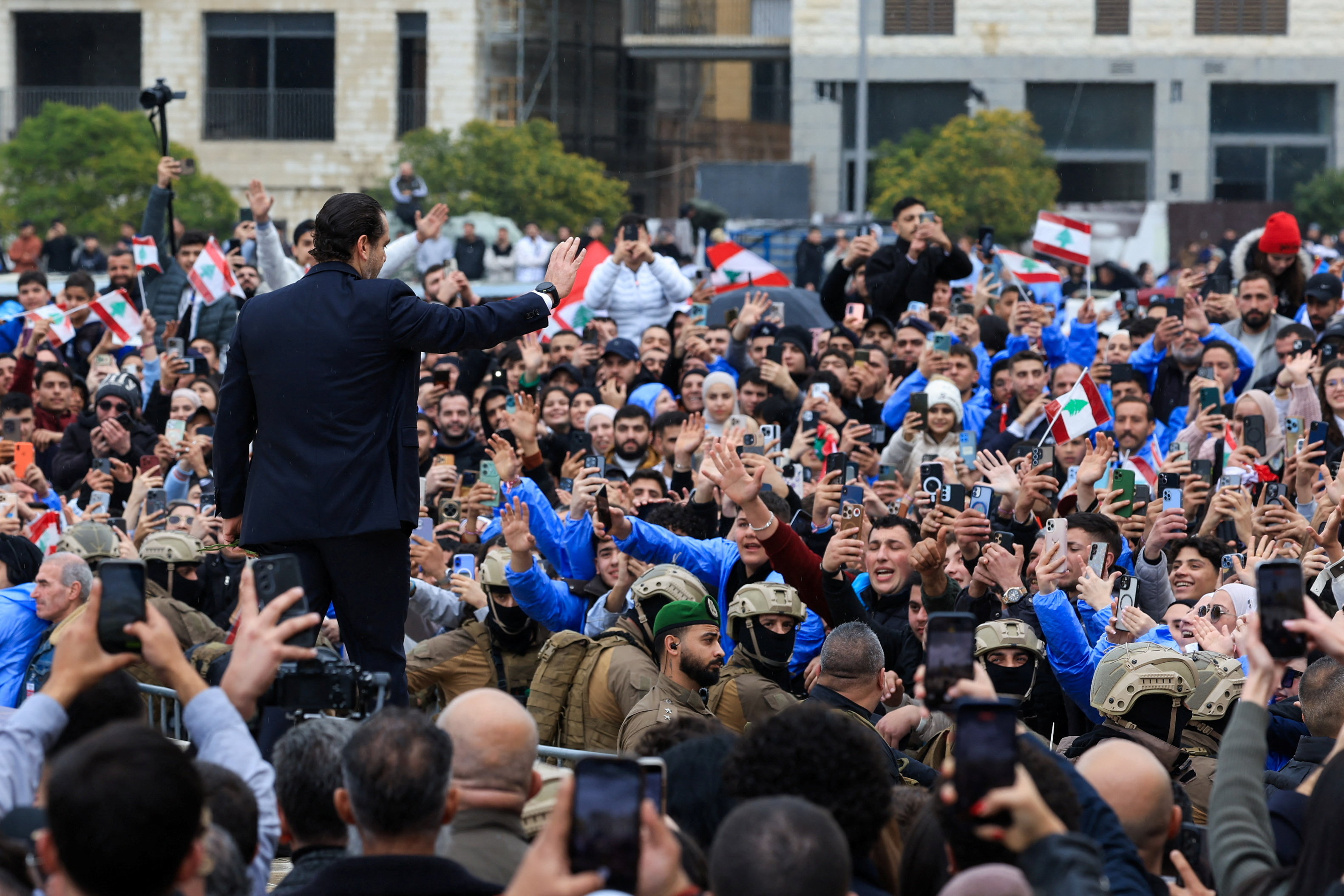 21st anniversary of the assassination of former Lebanese Prime Minister Rafik al-Hariri, in Beirut