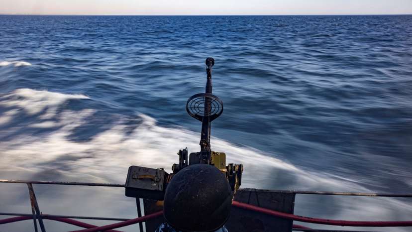 Ukrainian coast guard patrols the "grain corridor" in the Black Sea