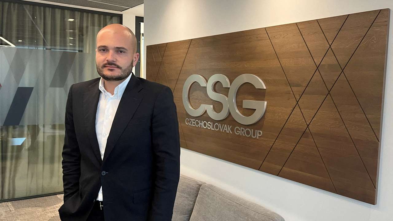 FILE PHOTO: Michal Strnad, Chairman and owner of Czechoslovak Group, poses for a photo in Prague