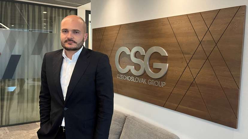 FILE PHOTO: Michal Strnad, Chairman and owner of Czechoslovak Group, poses for a photo in Prague