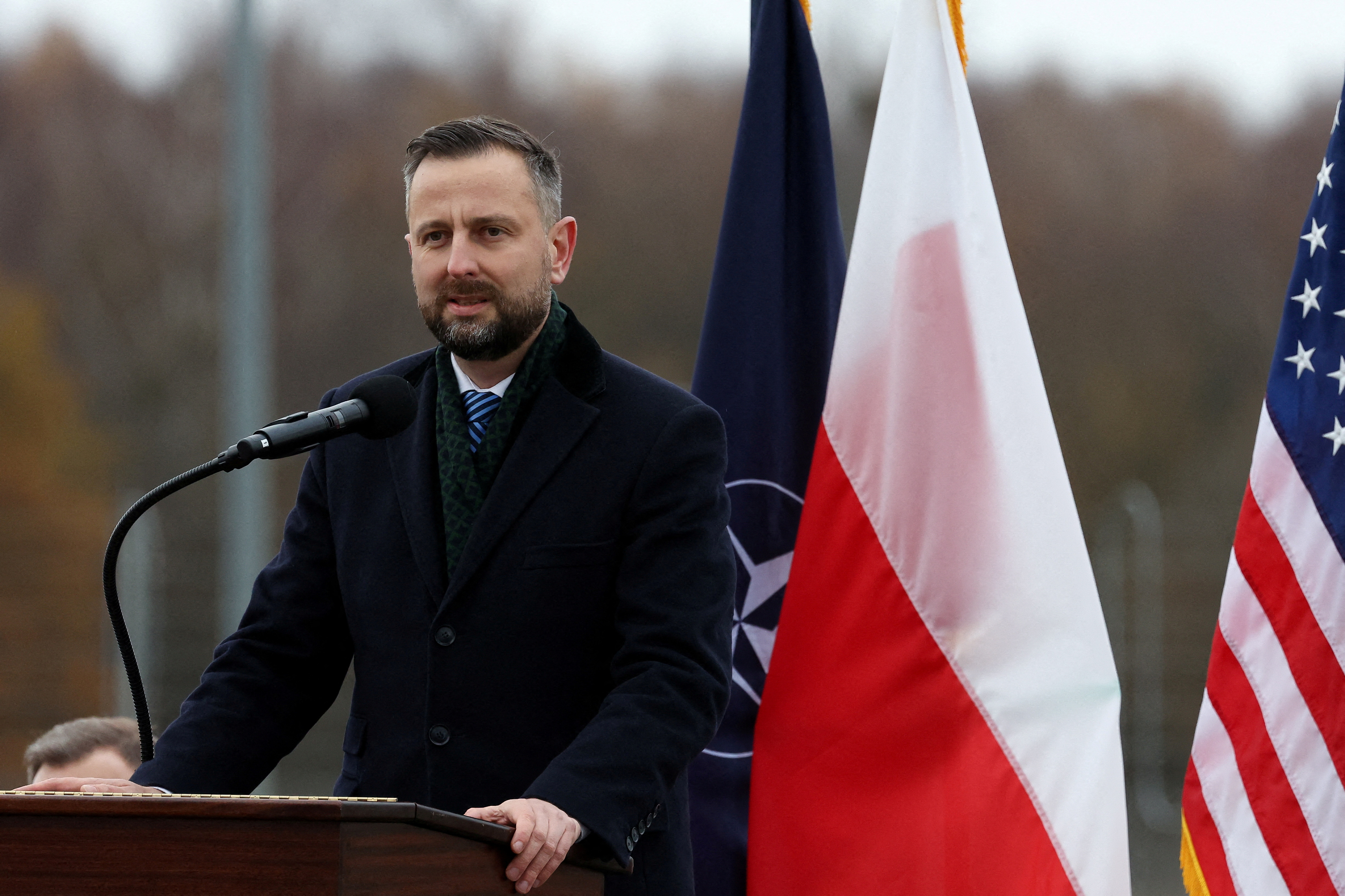 FILE PHOTO: Inauguration of the American ballistic defence base for the "Aegis Ashore" system in Redzikowo