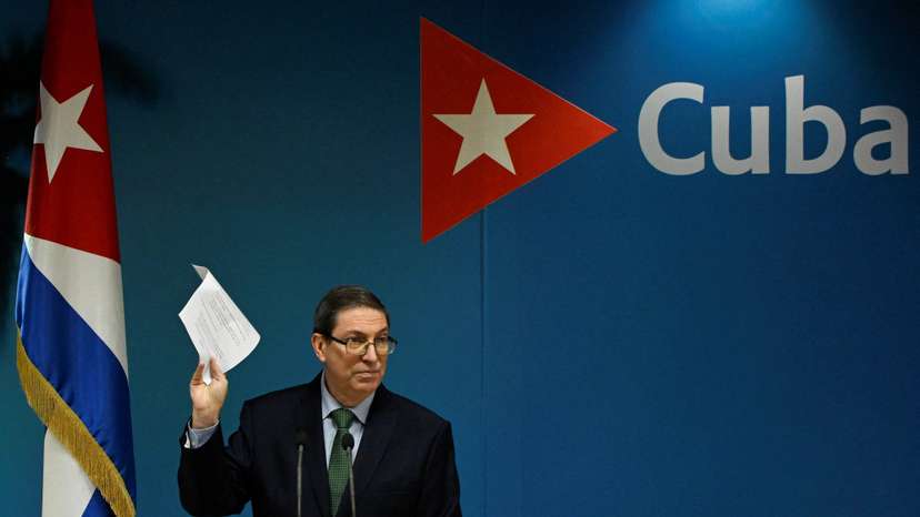 Cuban foreign minister calls press conference in Havana