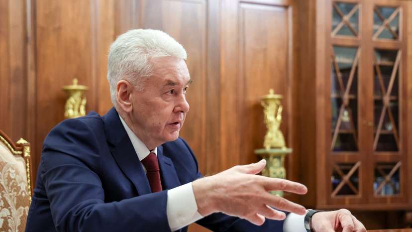 Russian President Putin meets with Moscow Mayor Sobyanin in Moscow