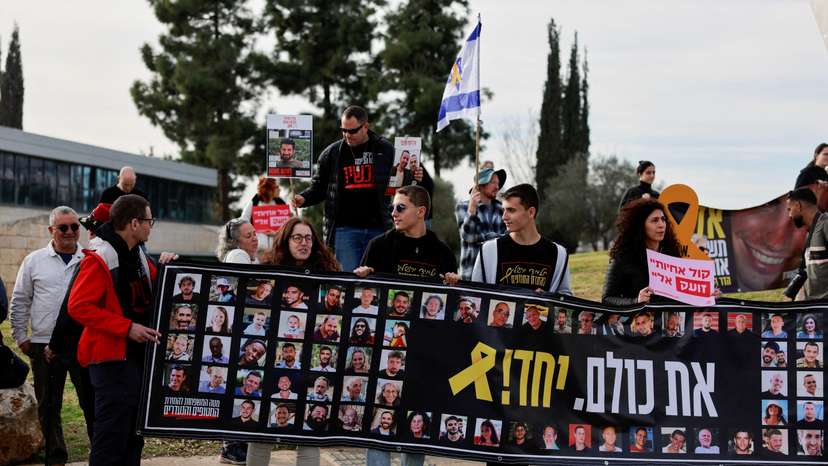 Meeting between hostage representatives and Israeli Prime Minister Benjamin Netanyahu, in Jerusalem