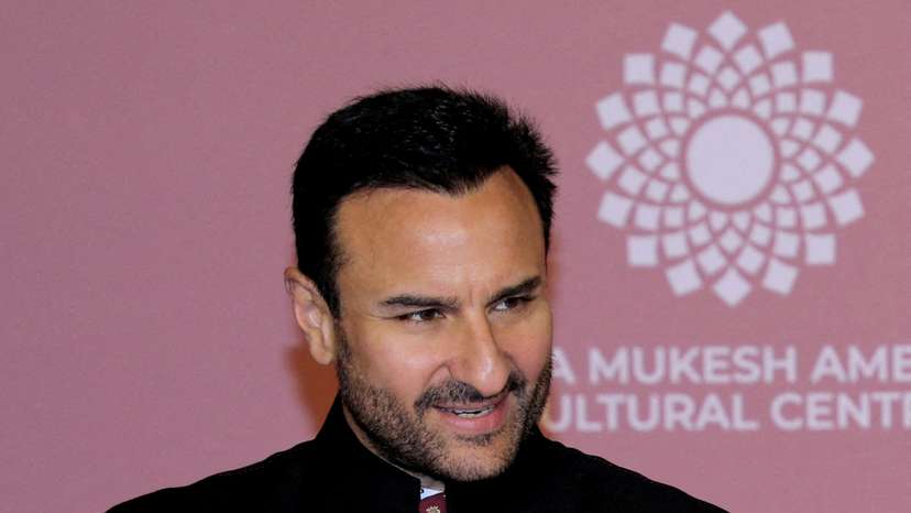 FILE PHOTO: FILE PHOTO: Bollywood actor Saif Ali Khan poses in Mumbai