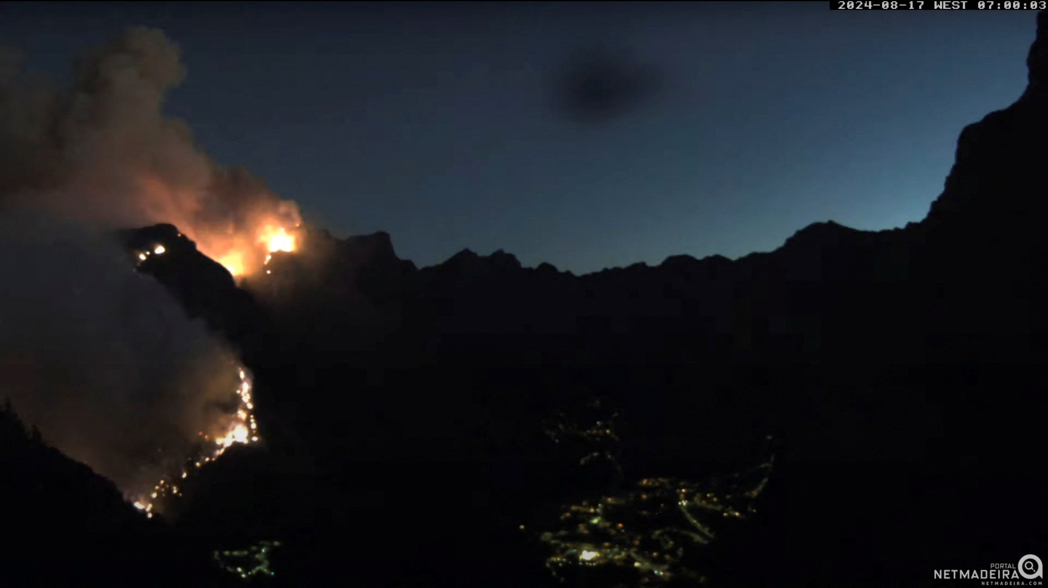 Wildfire in Madeira