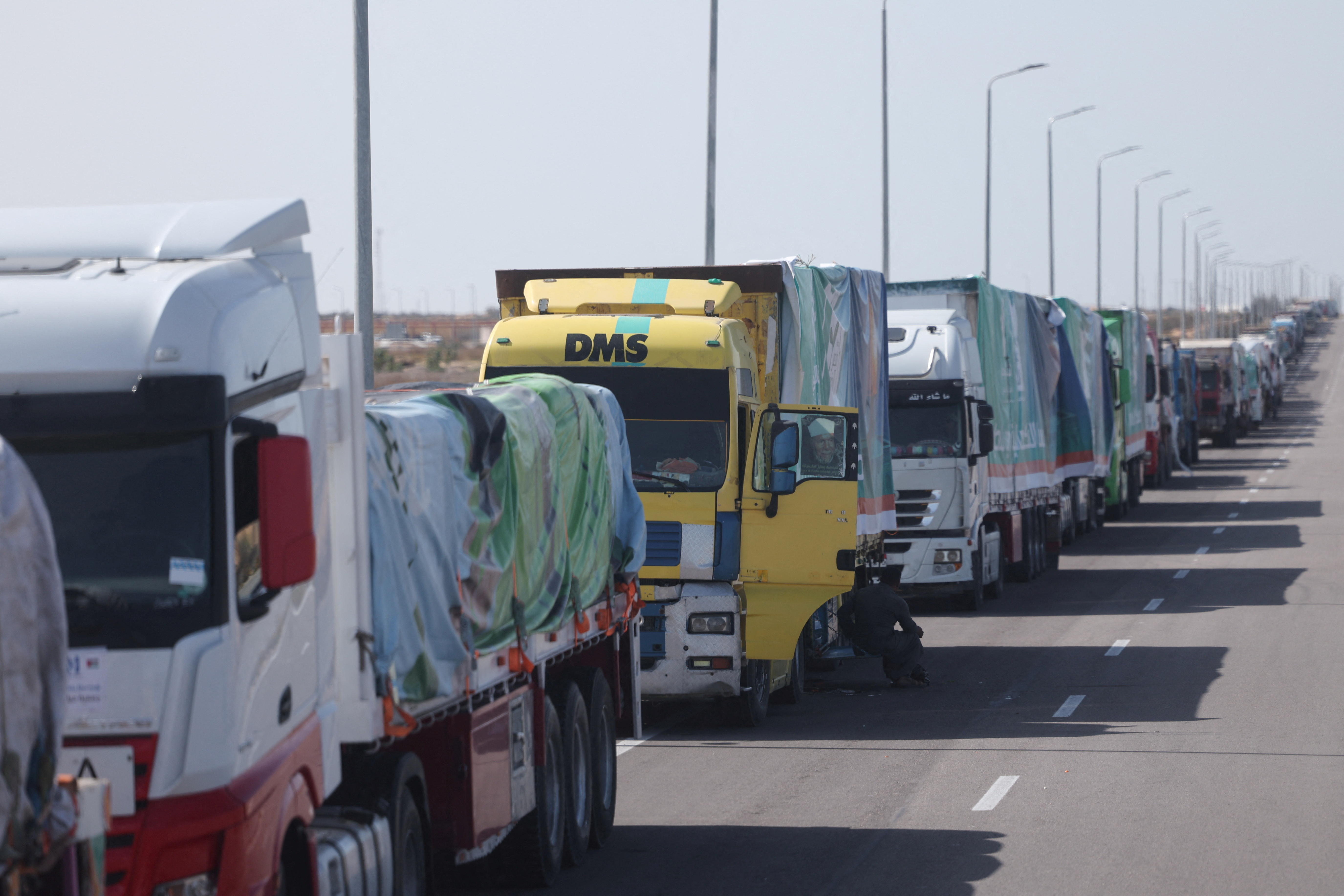 Rafah border crossing amid a ceasefire between Israel and Hamas