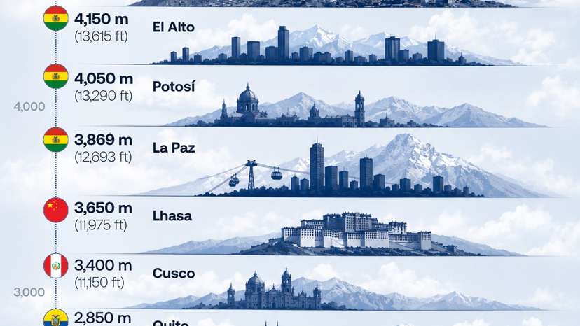 World's highest settlements above the clouds