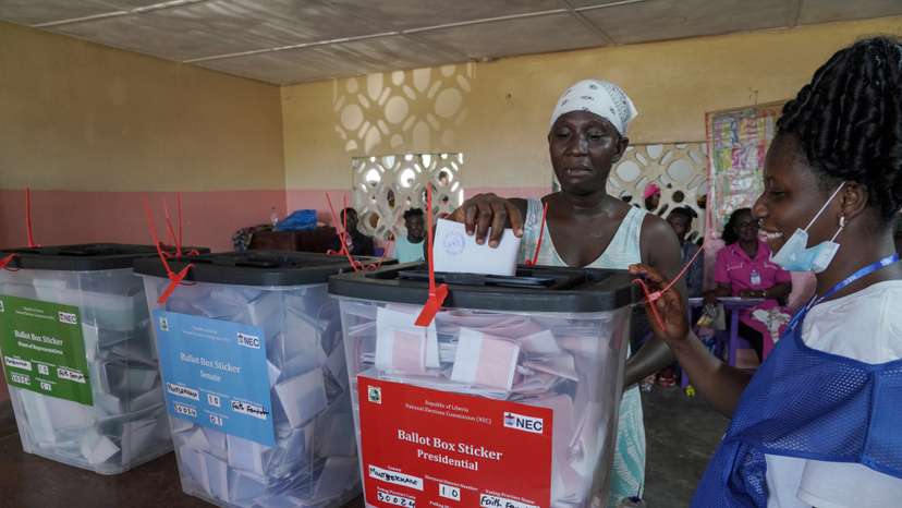 Presidential elections in Liberia