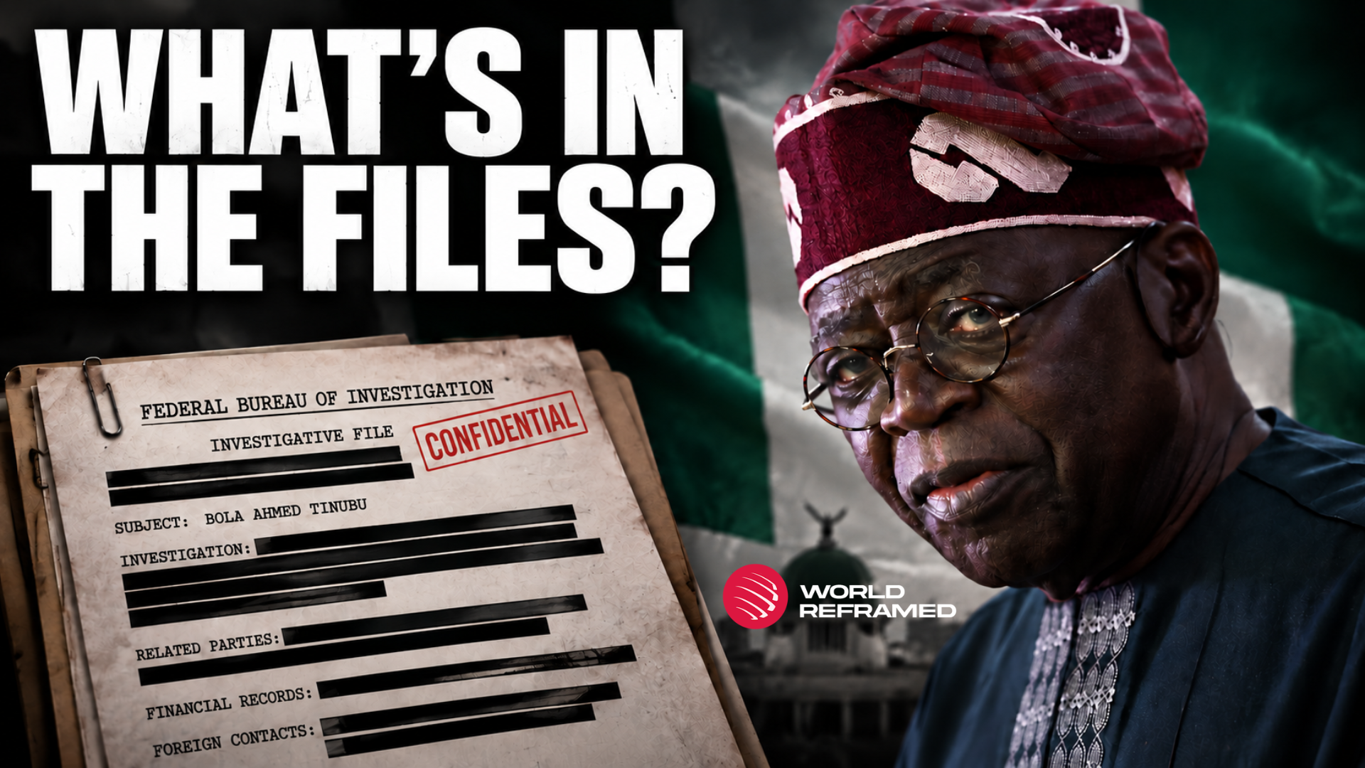 Nigeria’s President Bola Ahmed Tinubu is seeking to block or restrict the release of unredacted FBI and DEA records linked to a decades-old US investigation.