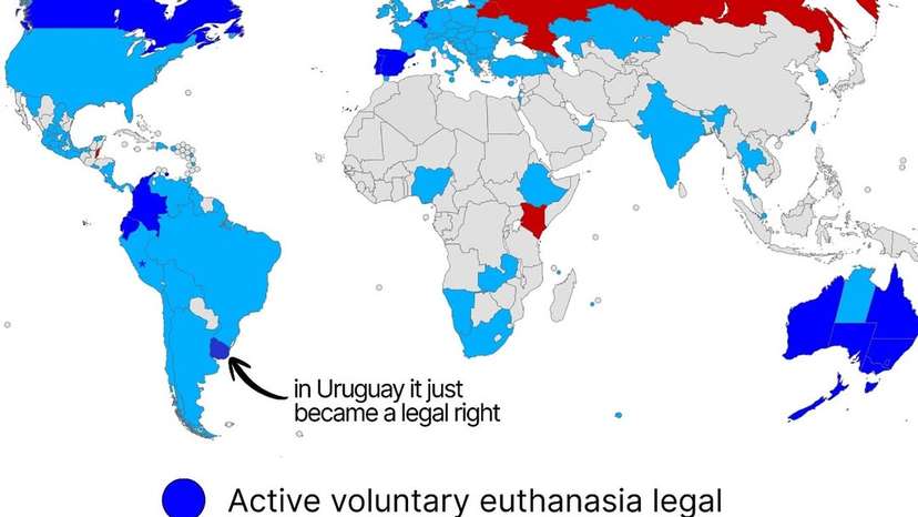 Countries where euthanasia is legal