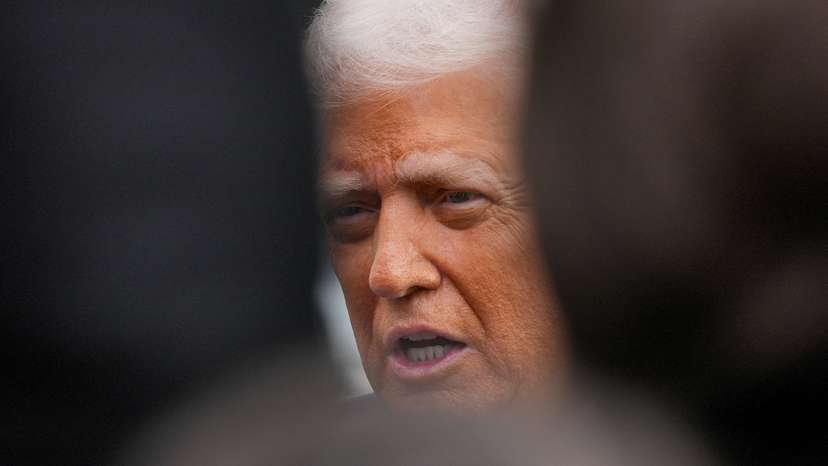 U.S. President Trump departs for a state visit to Britain