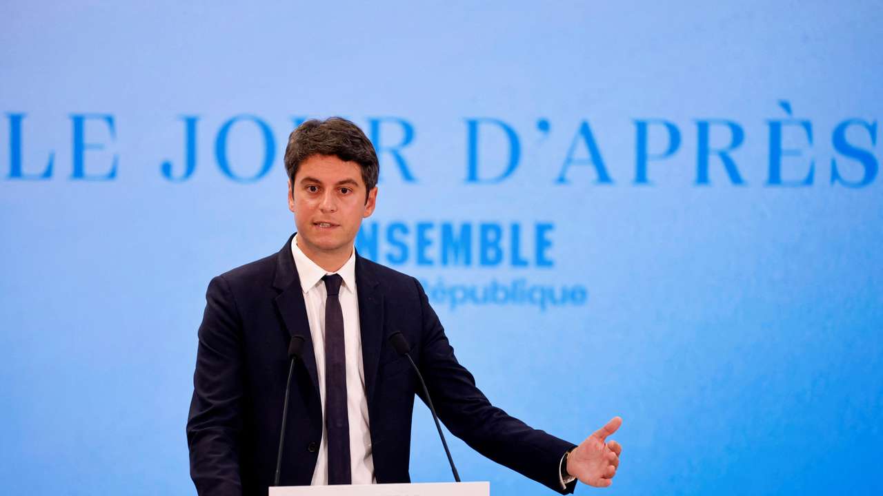 French PM Attal holds press conference to present programme for early legislative elections