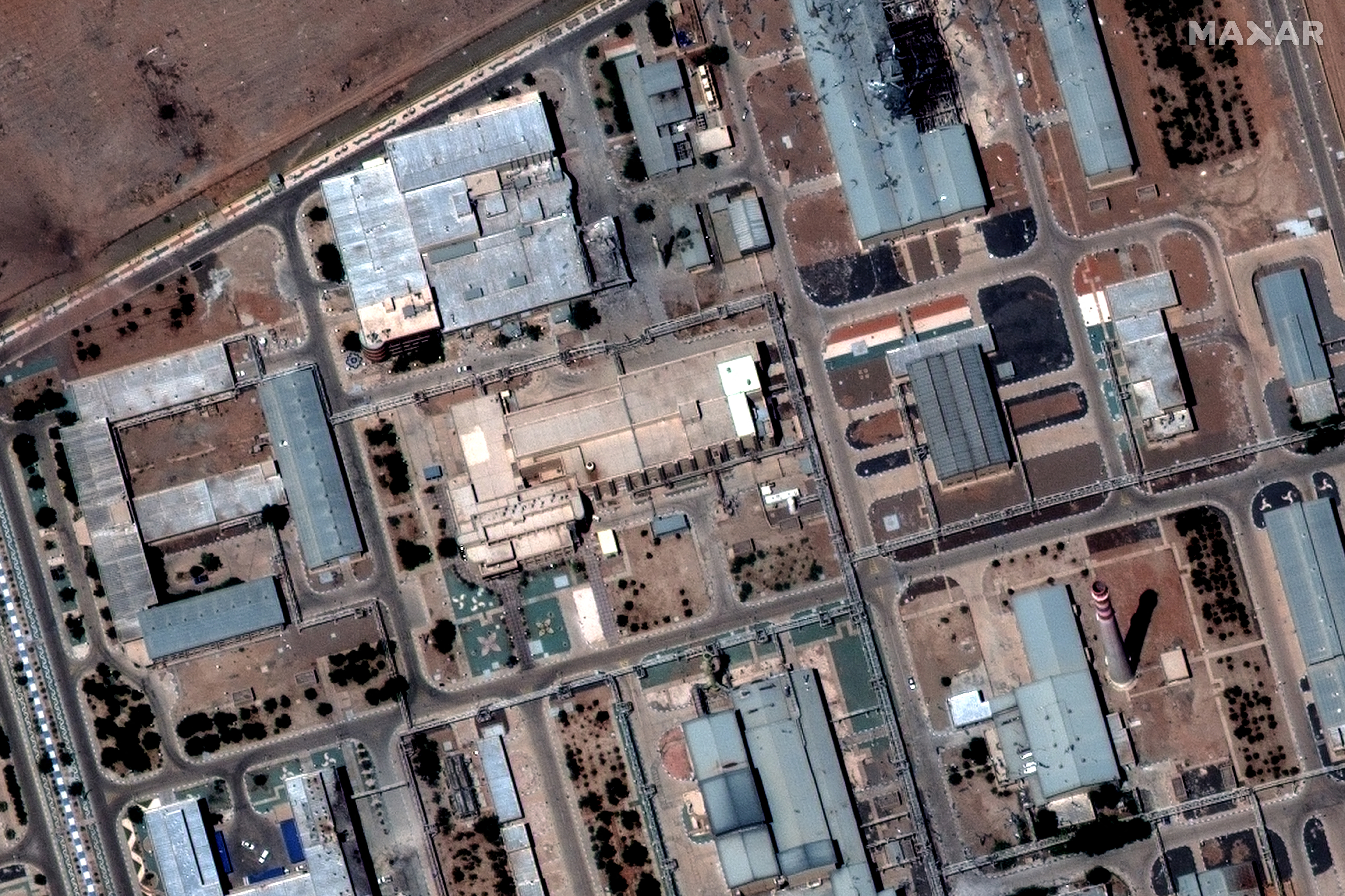 Satellite imagery of Isfahan Nuclear Technology Center
