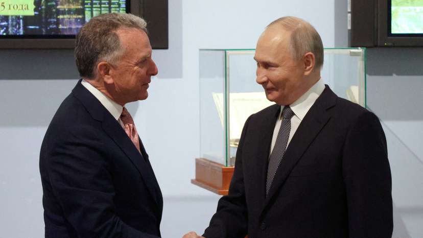 Russian President Vladimir Putin meets with U.S. President Donald Trump's special envoy Steve Witkoff in Saint Petersburg