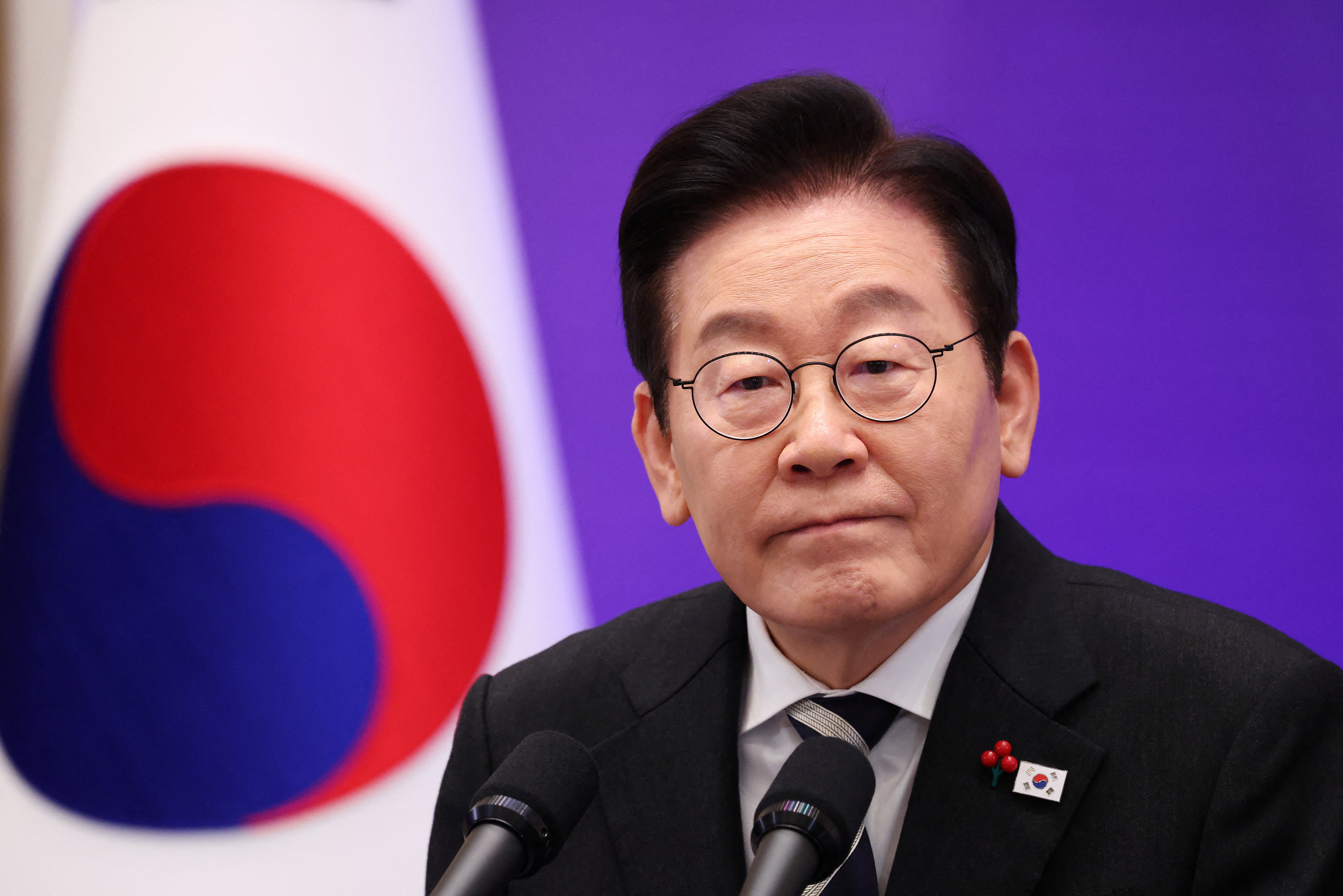 FILE PHOTO: South Korea's President Lee makes special address on anniversary of former President Yoon's failed martial law bid