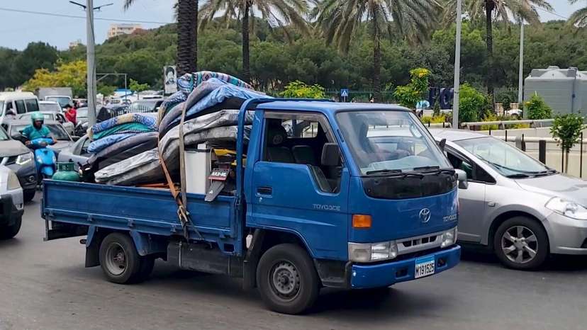 Beirut families flee again