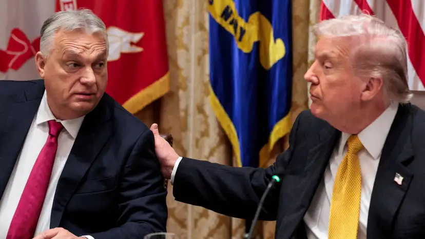 FILE PHOTO: U.S. President Trump meets with Hungary's Prime Minister Orban at the White House