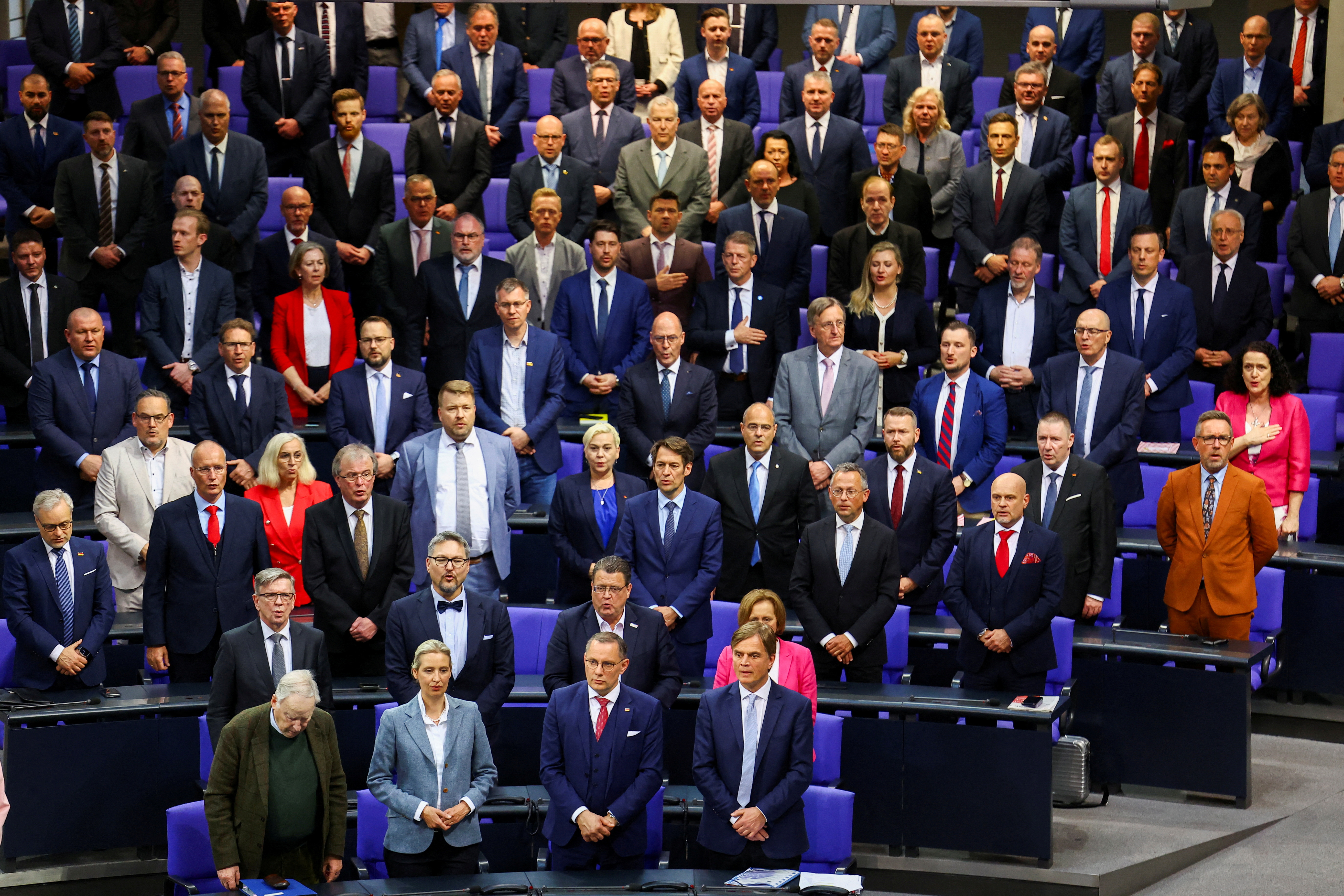 FILE PHOTO: Inaugural session of the German lower house of Parliament, the Bundestag, in Berlin