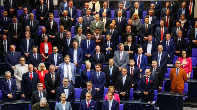 FILE PHOTO: Inaugural session of the German lower house of Parliament, the Bundestag, in Berlin