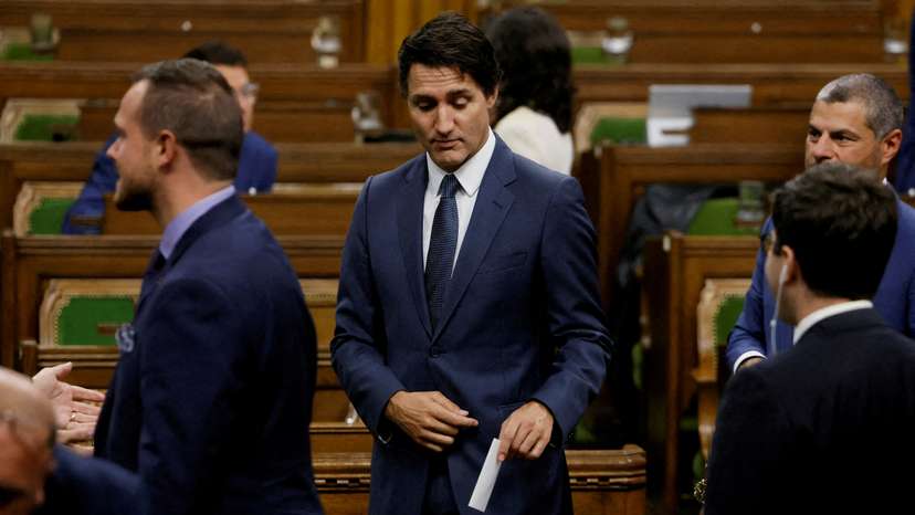 FILE PHOTO: Canada's Prime Minister Justin Trudeau casts his vote during the election of a new Speaker in the House of Commons on Parliament Hill in Ottawa