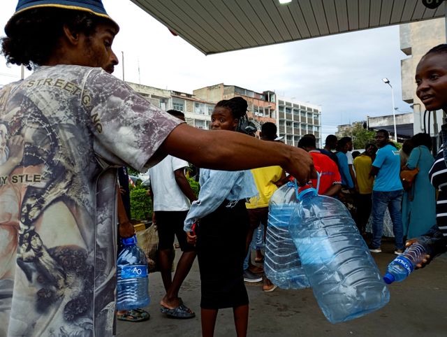 Mozambique ongoing demonstrations