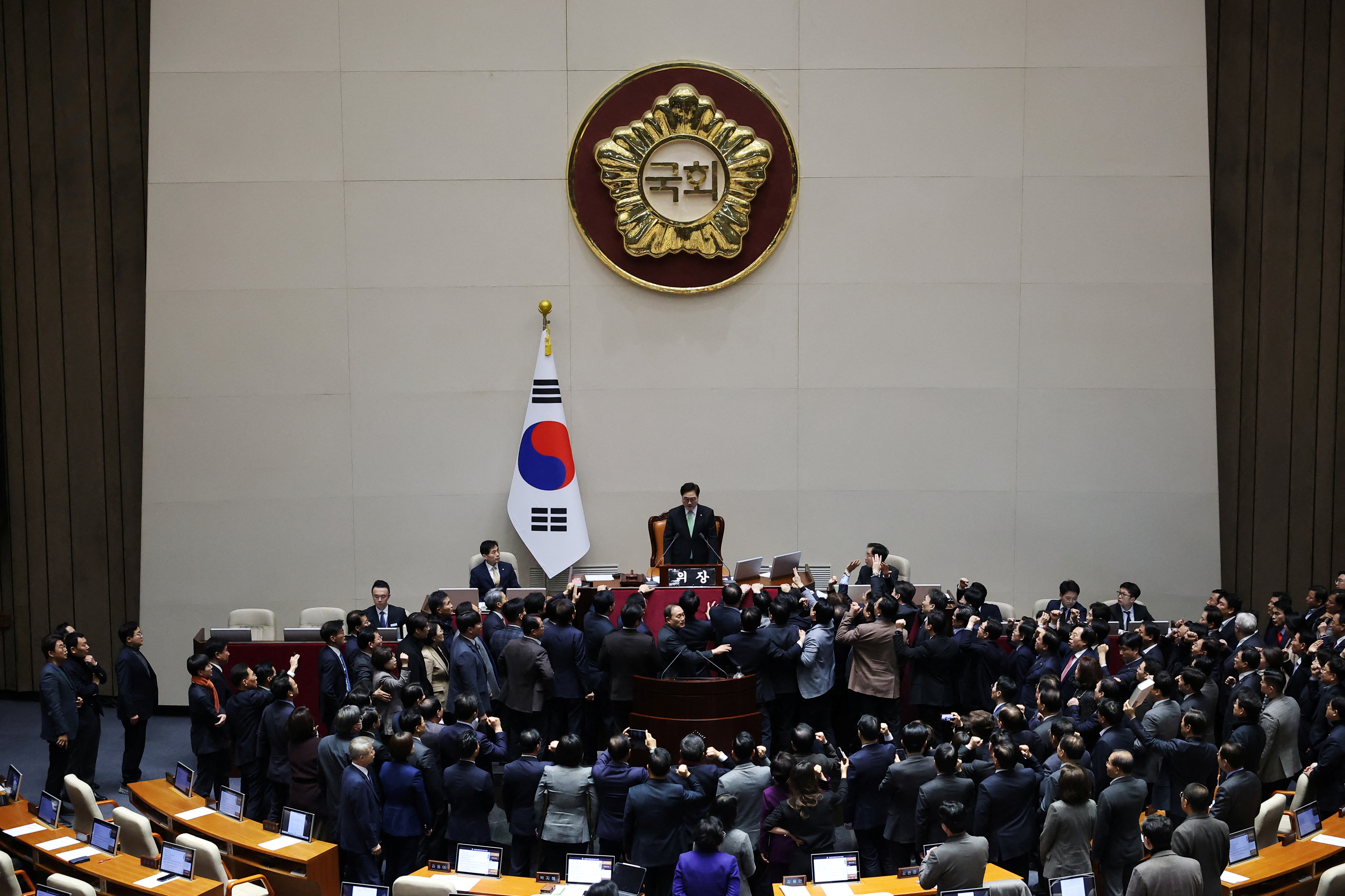 South Korea's acting president faces impeachment as Yoon set for trial