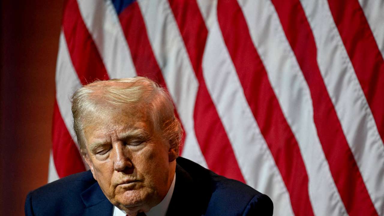 FILE PHOTO: Trump speaks at NABJ venue in Chicago