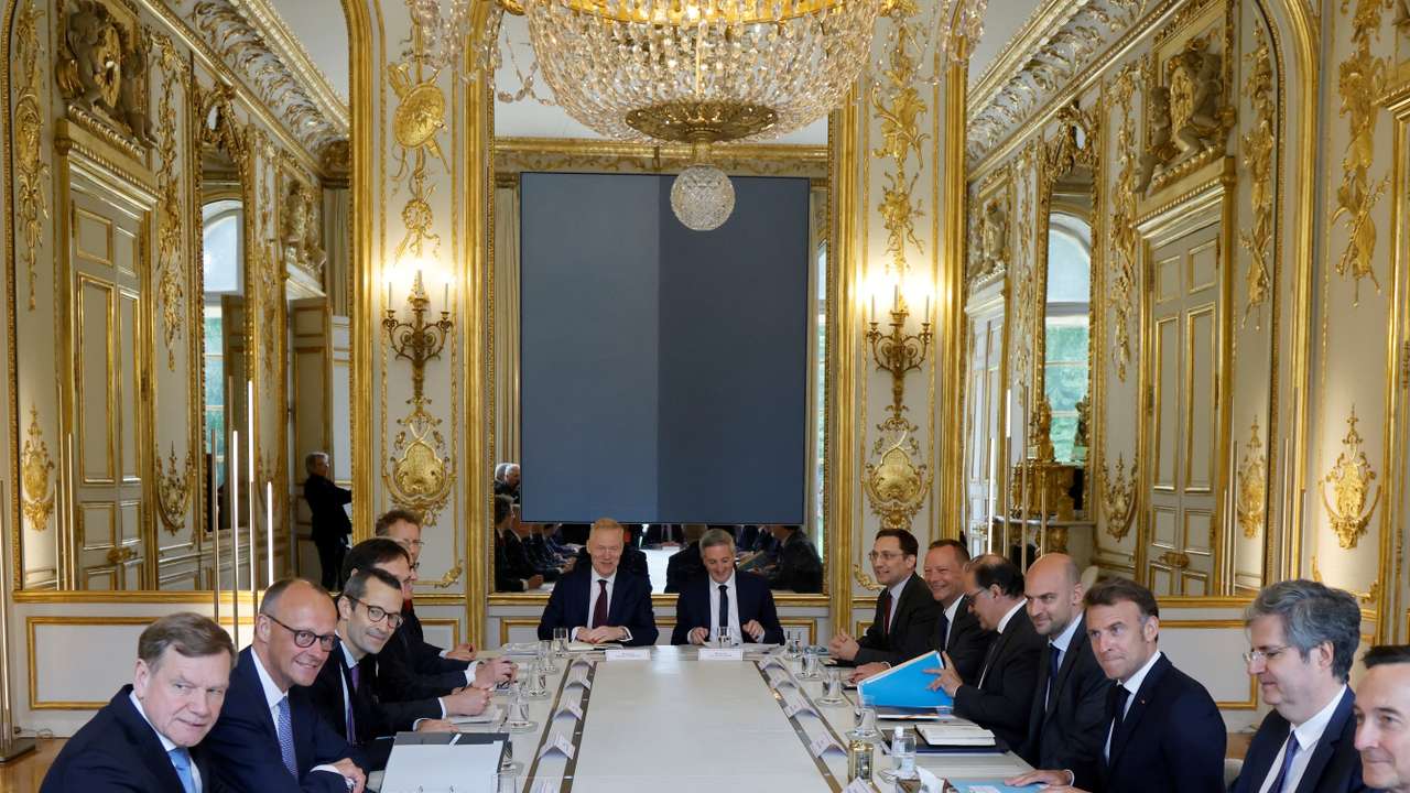 French President Macron meets newly elected German Chancellor Merz in Paris