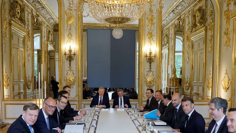 French President Macron meets newly elected German Chancellor Merz in Paris