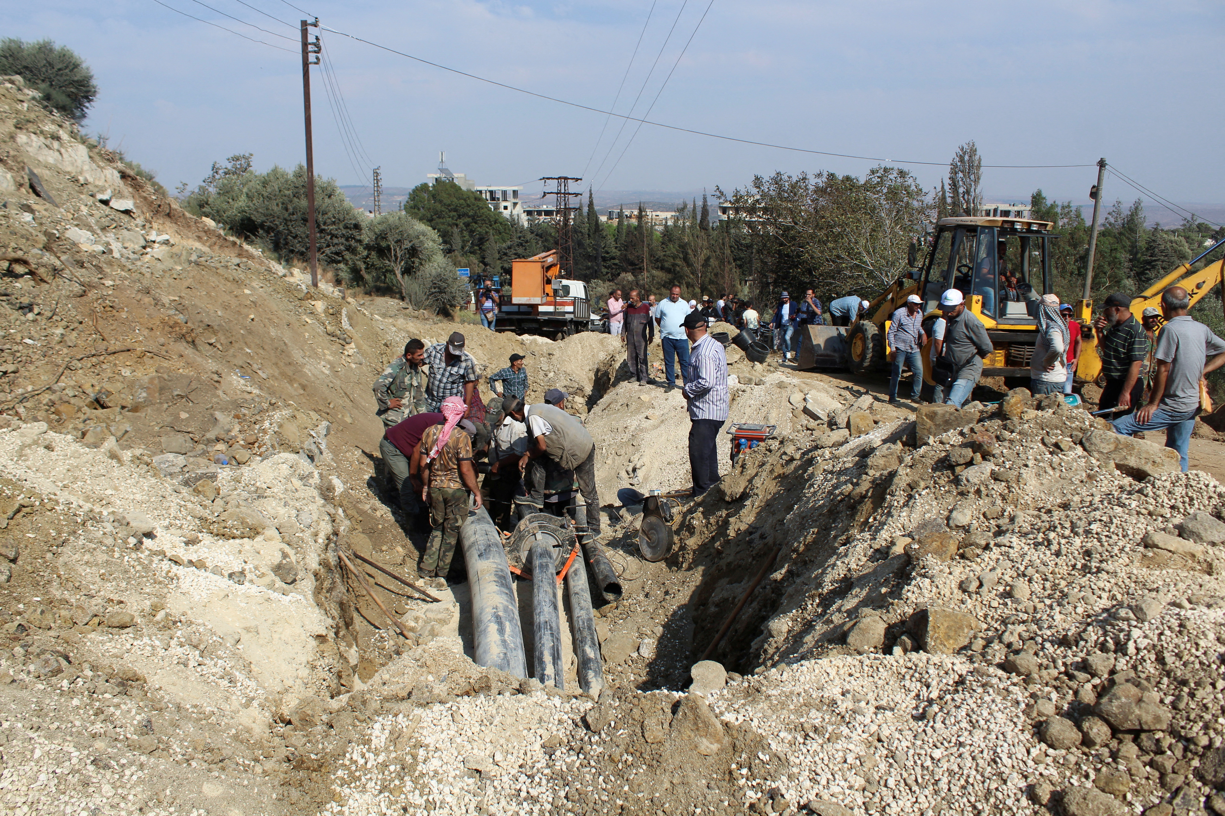 FILE PHOTO: Aftermath of Israeli strike in Hama